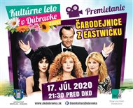 Čarodejnice z Eastwicku – letné kino