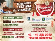 Čerešňový juniáles a dúbravský remeselný festival