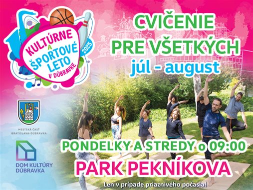 Cvičenie pre všetkých na Pekníčke 💪🌞
