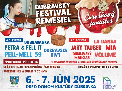 🌸 Čerešňový juniáles a remeselný festival 🌸