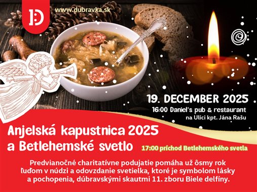 Anjelská kapustnica a Betlehemské svetlo ✨🥣