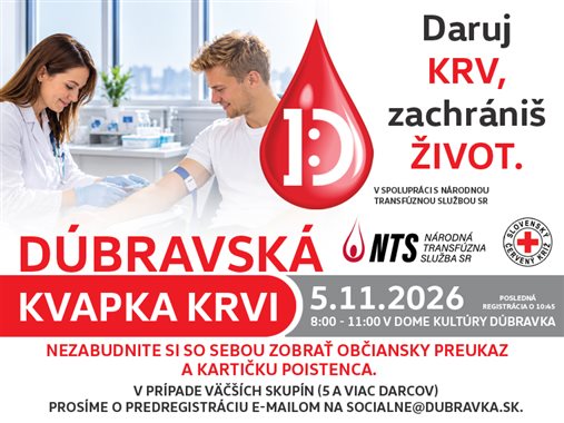 Dúbravská kvapka krvi 🩸