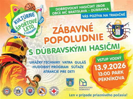 Zábavné popoludnie s dúbravskými hasičmi 👨‍🚒