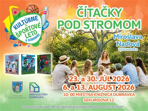 Letné štvrtky s knihou 📚
