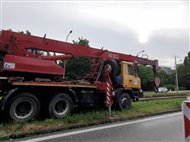 Zvýšený pohyb nákladných vozidiel v lokalite Na vrátkach