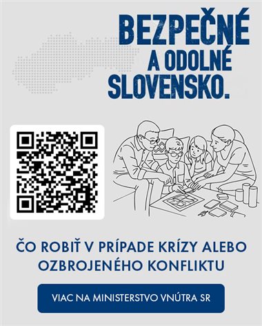 Čo robiť v prípade krízy alebo ozbrojeného konfliktu, Ministerstvo vnútra Slovenskej republiky